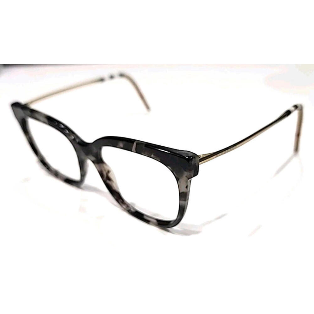Burberry B2271 Large Black Gray Square Cat Eyes Eyeglasses Frame 54-17 140